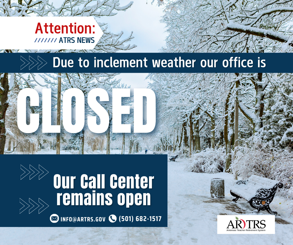Closed due to inclement weather.